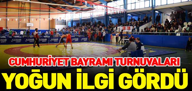 CUMHURİYET BAYRAMI COŞKUSU SPOR  TURNUVALARI İLE YAŞANDI