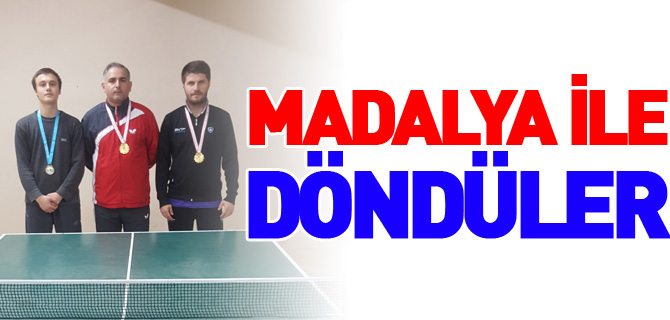 MADALYA İLE DÖNDÜLER