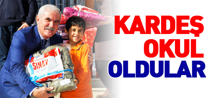 KARDEŞ OKUL OLDULAR