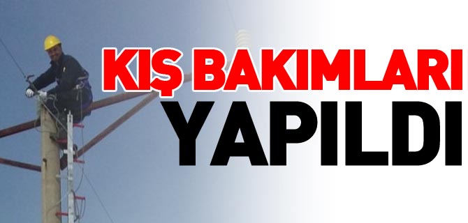 KIŞ BAKIMLARI YAPILDI