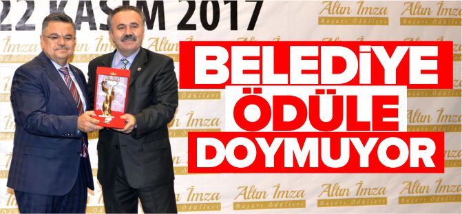 BİLECİK BELEDİYESİ'NE ''ALTIN İMZA BAŞARI ÖDÜLÜ''