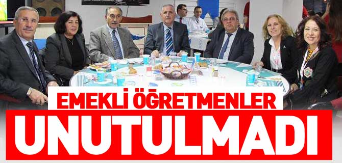 EMEKLİ ÖĞRETMENLER UNUTULMADI