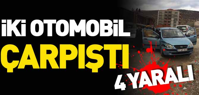 2 OTOMOBİL ÇARPIŞTI