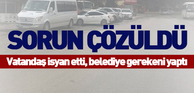 SORUN ÇÖZÜLDÜ