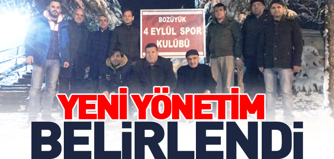 YENİ YÖNETİM BELİRLENDİ