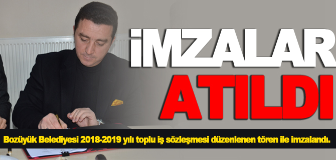 İMZALAR ATILDI