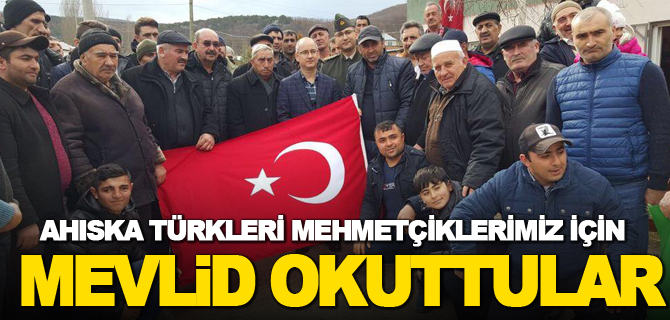 AHISKA TÜRKLERİ MEHMETÇİKLERİMİZ İÇİN MEVLİT OKUTTULAR