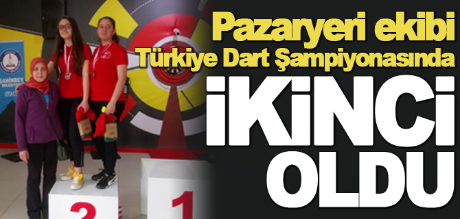 DART ŞAMPİYONASINDA İKİNCİ OLDU