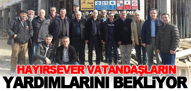 HAYIRSEVER VATANDAŞLARIN YARDIMLARINI BEKLİYOR