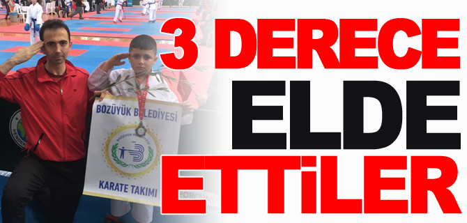 3 DERECE ELDE ETTİLER