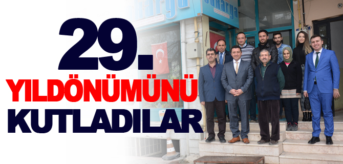 29. YILDÖNÜMÜNÜ KUTLADILAR