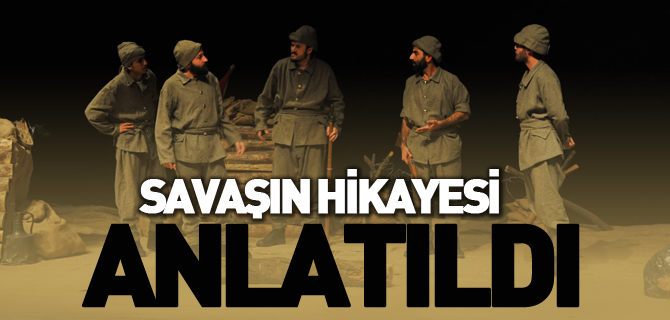 ÇANAKKALE MAHŞERİ KARDEŞLİK DESTANI’ ADLI TİYATRO OYUNU İLGİ İLE İZLENDİ