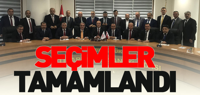 SEÇİMLER TAMAMLANDI