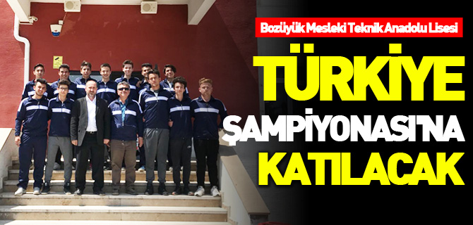 TÜRKİYE ŞAMPİYONASI'NA KATILACAKLAR