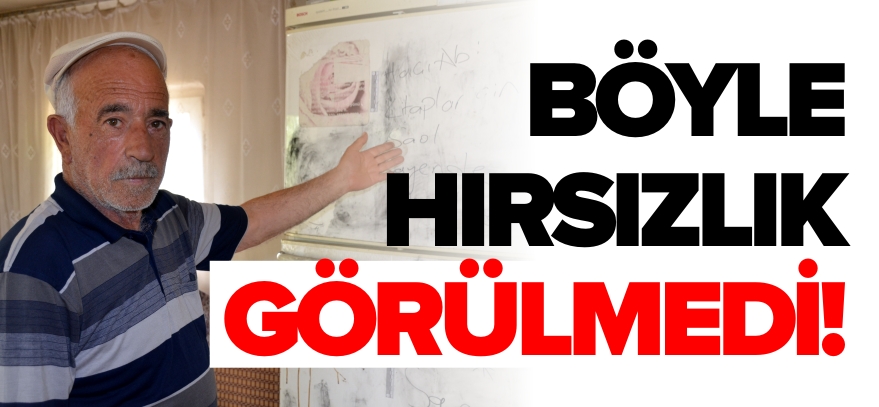 BÖYLE HIRSIZLIK GÖRÜLMEDİ!