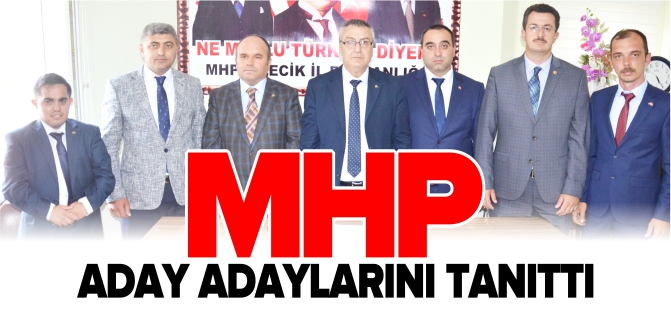 MHP ADAY ADAYLARINI TANITTI