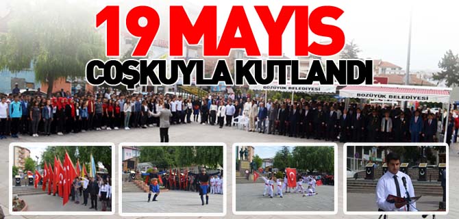 19 MAYIS COŞKUYLA KUTLANDI