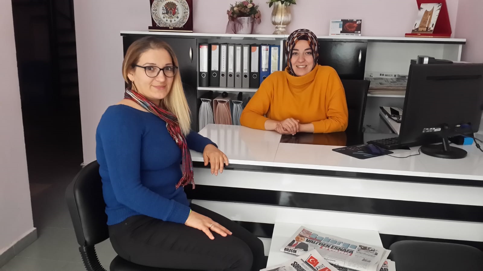 YENİ MAHALLE MUHTAR ADAYI SAĞLAM'DAN GAZETEMİZE ZİYARET