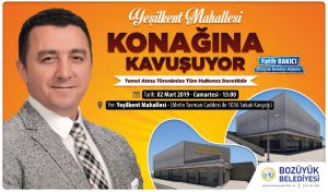 YEŞİLKENT MAHALLE KONAĞININ TEMELİ ATILIYOR