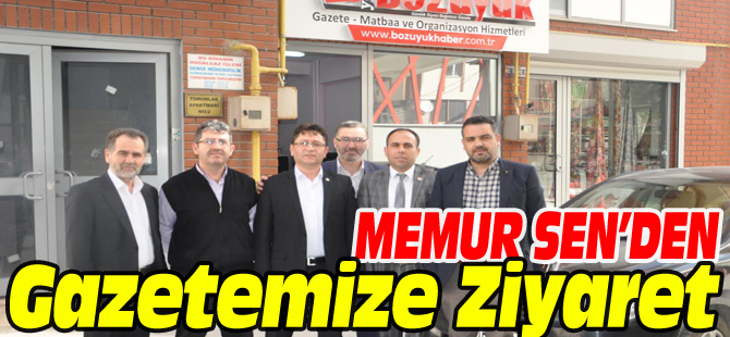 MEMUR SEN’DEN GAZETEMİZE ZİYARET