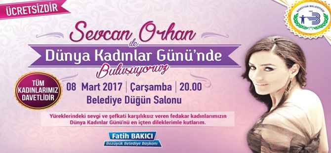 BOZÜYÜK BELEDİYESİ’NDEN KADINLARA KADINLAR GÜNÜNE ÖZEL KONSER PROGRAMI