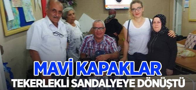 MAVI KAPAKLAR TEKERLEKLİ SANDALYEYE DÖNÜŞTÜ