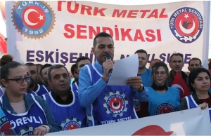 TÜRK METAL EYLEM YAPTI