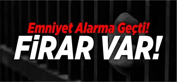 EMNİYET ALARMA GEÇTİ