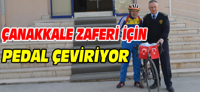 ÇANAKKALE ZAFERİ İÇİN PEDAL ÇEVİRİYOR