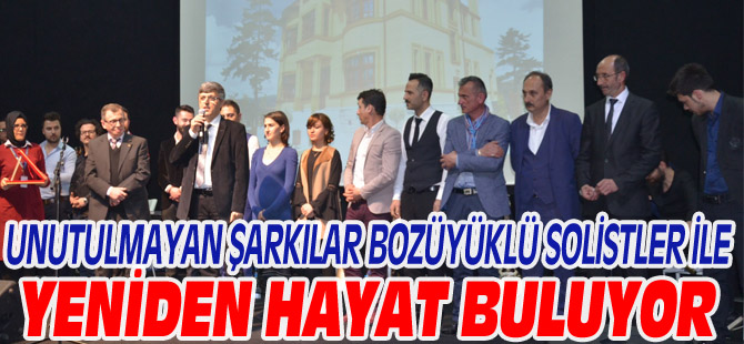 UNUTULMAYAN ŞARKILAR BOZÜYÜKLÜ SOLİSTLER İLE YENİDEN HAYAT BULUYOR