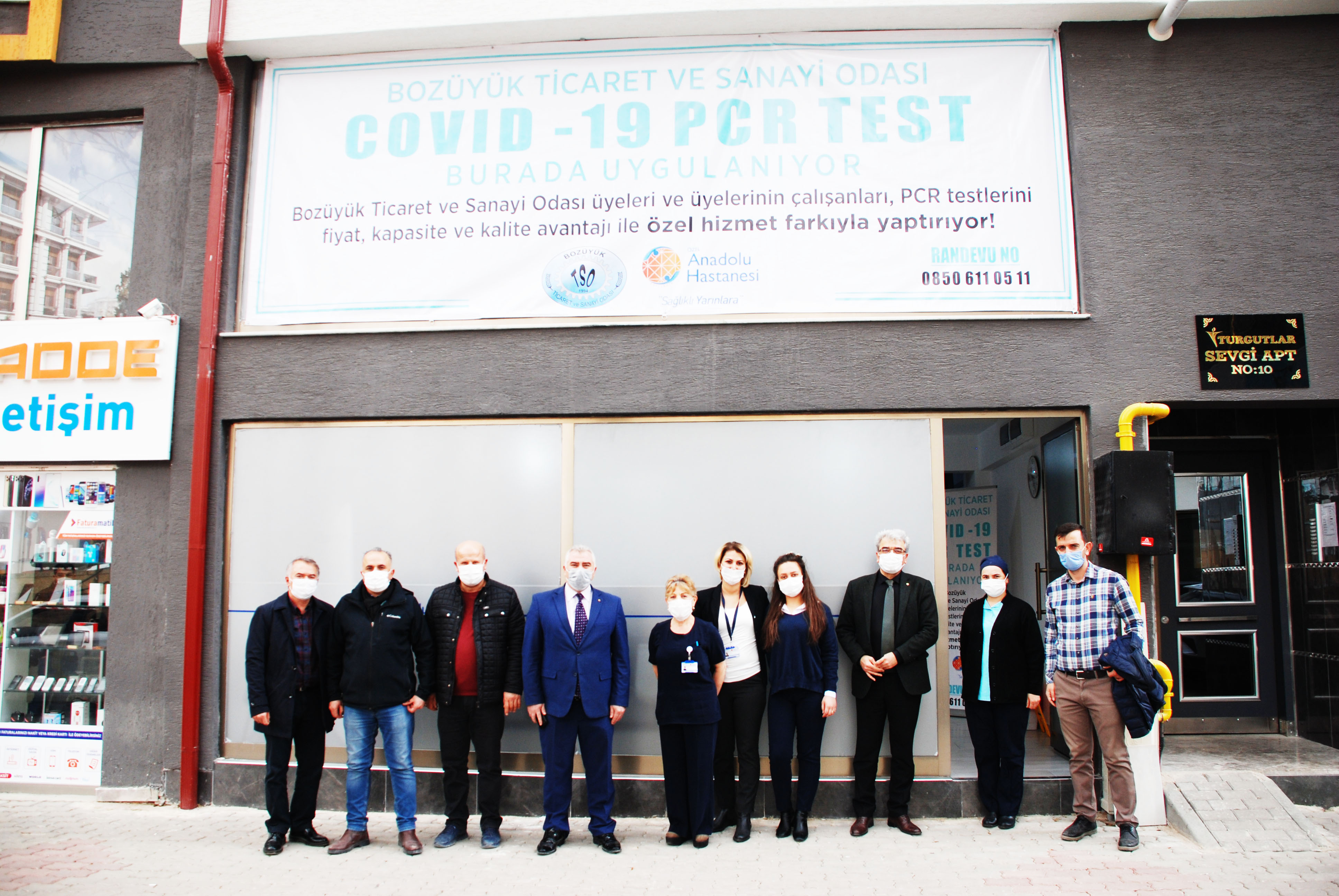BOZÜYÜK TSO COVID-19 PCR TEST MERKEZİ HİZMETİNE DEVAM EDİYOR
