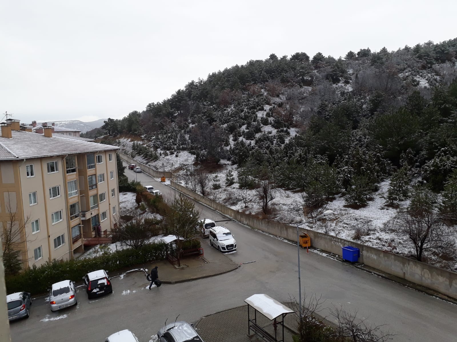 Bozüyük'e Yılın İlk Karı Düştü