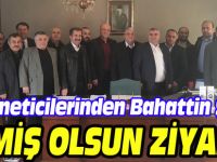 TSO YÖNETİCİLERİNDEN BAHATTİN ŞEKER’E GEÇMİŞ OLSUN ZİYARETİ