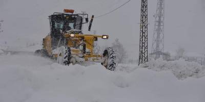 Köy Yollarını Açmak için Seferber Oldular