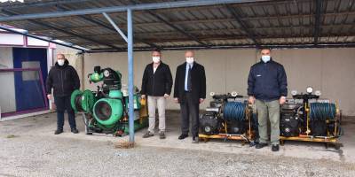 BOZÜYÜK BELEDİYESİ'NE 3 ADET YENİ İLAÇLAMA MAKİNESİ KAZANDIRILDI