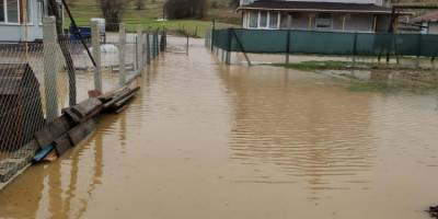 Erikli köyü sular altında kaldı