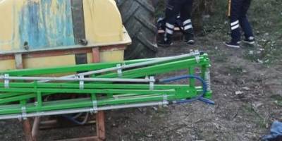 Traktörün aksı vatandaşın bacağını kopardı