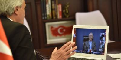 BAŞKAN BAKKALCIOĞLU, GENEL BAŞKAN KILIÇDAROĞLU İLE ONLİNE GÖRÜŞTÜ