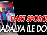 BOZÜYÜKLÜ DART SPORCULARI TURNUVADAN MADALYA İLE DÖNDÜ