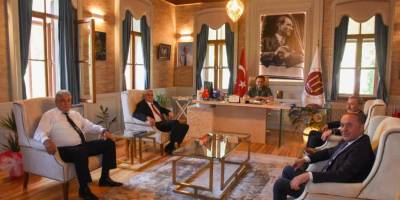 Başkan Şahin'e destek ziyareti