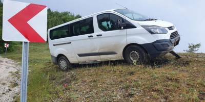 Tepeciğe çarparak durabildi