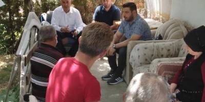 Başkan Yaman'dan acılı aileye taziye ziyareti