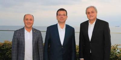 BAŞKAN BAKKALCIOĞLU İBB BAŞKANI İMAMOĞLU İLE BİR ARAYA GELDİ