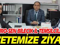 TÜRK BÜRO-SEN BİLECİK İL TEMSİLCİLİĞİNDEN GAZETEMİZE ZİYARET