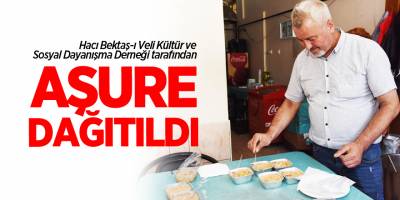 Aşure Dağıtıldı