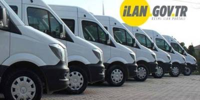 Personel taşıma hizmeti alınacak