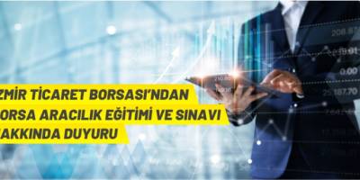 Borsa aracılık eğitimi ve sınavına ilişkin duyuru