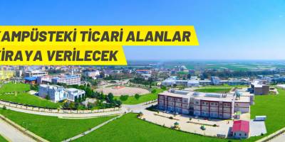 Üniversite içerisindeki ticari alanlar kiraya verilecek