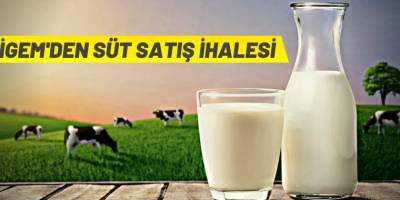 TİGEM'den süt satış ihalesine davet