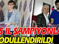 YGS İL ŞAMPİYONLARI ÖDÜLLENDİRİLDİ